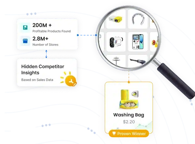 Find dropshipping products dashboard