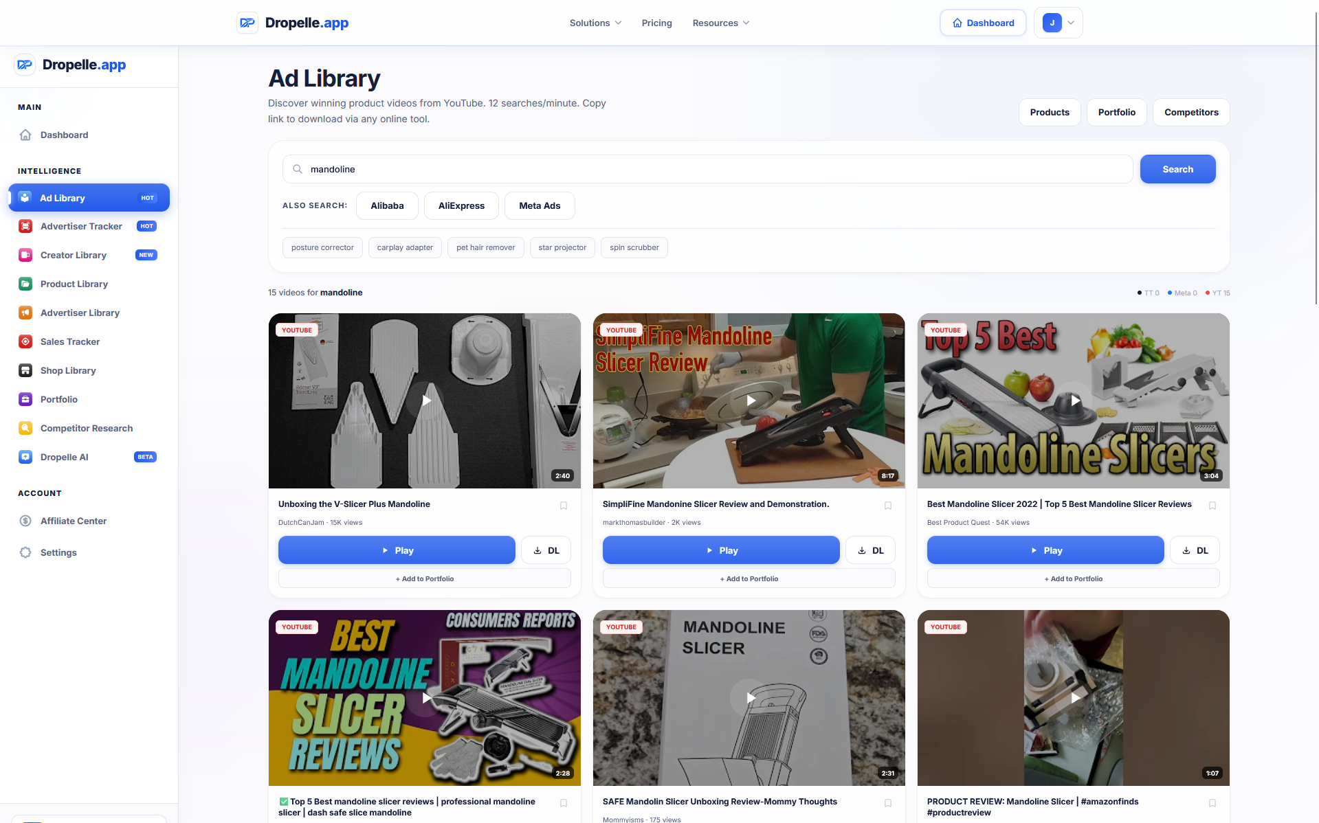 Ad Library Preview